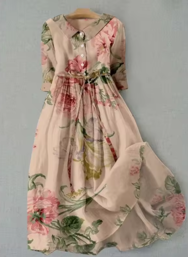 Elara™ 花卉優雅連衣裙